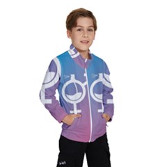 Perfume Graphic Man Women Purple Pink Sign Spray Wind Breaker (kids)