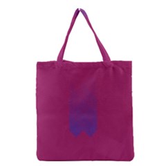 Purple Blue Grocery Tote Bag