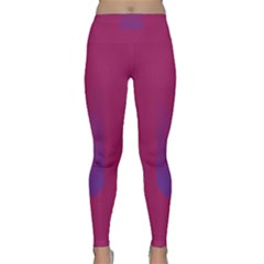 Purple Blue Classic Yoga Leggings