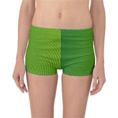 Green Wave Waves Line Reversible Bikini Bottoms by Alisyart