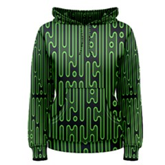 Pipes Green Light Circle Women s Pullover Hoodie