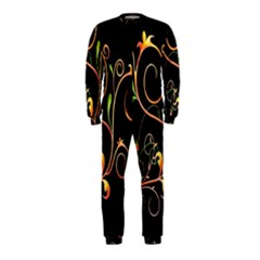 Flowers Neon Color Onepiece Jumpsuit (kids) by Simbadda