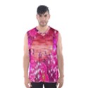 Flowers Neon Stars Glow Pink Sakura Gerberas Sparkle Shine Daisies Bright Gerbera Butterflies Sunris Men s Basketball Tank Top View1