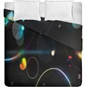 Glare Light Luster Circles Shapes Duvet Cover Double Side (King Size) View2