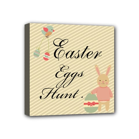 Easter Egg Hunter  Mini Canvas 4  X 4  (framed) by strawberrymilkstore8