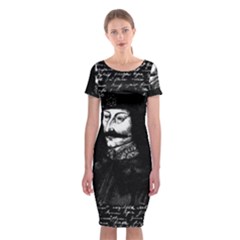 Count Vlad Dracula Classic Short Sleeve Midi Dress by Valentinaart