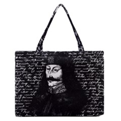 Count Vlad Dracula Medium Zipper Tote Bag by Valentinaart