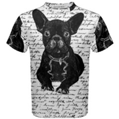 Cute Bulldog Men s Cotton Tee by Valentinaart