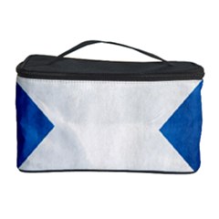 Scotland Flag Surface Texture Color Symbolism Cosmetic Storage Case by Simbadda