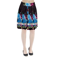 Sneakers Shoes Patterns Bright Pleated Skirt