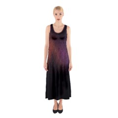 Point Light Luster Surface Sleeveless Maxi Dress by Simbadda