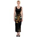 Sphynx cat Fitted Maxi Dress View1