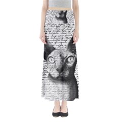 Sphynx cat Maxi Skirts