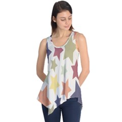 Star Colorful Surface Sleeveless Tunic