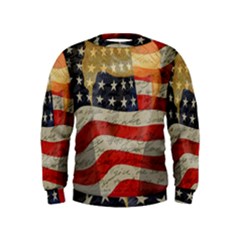 American President Kids  Sweatshirt by Valentinaart