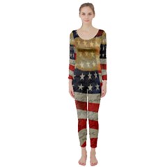 American President Long Sleeve Catsuit by Valentinaart