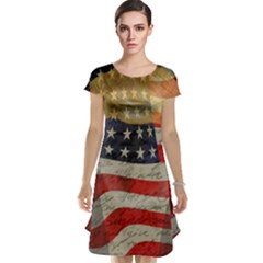 American President Cap Sleeve Nightdress by Valentinaart