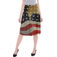 American President Midi Beach Skirt by Valentinaart