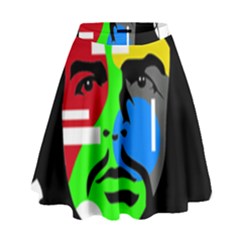 Che Guevara High Waist Skirt by Valentinaart