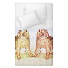 Rabbits  Duvet Cover (single Size) by Valentinaart