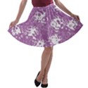 Pattern A-line Skater Skirt View1