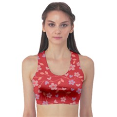 Floral pattern Sports Bra