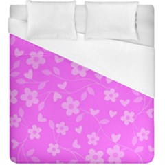 Floral Pattern Duvet Cover (king Size) by Valentinaart