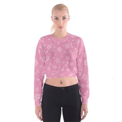 Floral pattern Women s Cropped Sweatshirt