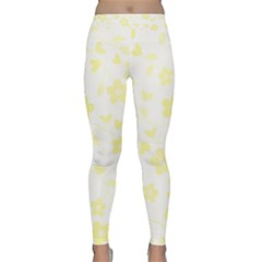 Floral Pattern Classic Yoga Leggings by Valentinaart