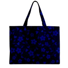 Floral Pattern Zipper Mini Tote Bag by Valentinaart