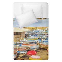 Engabao Beach At Guayas District Ecuador Duvet Cover Double Side (single Size) by dflcprints