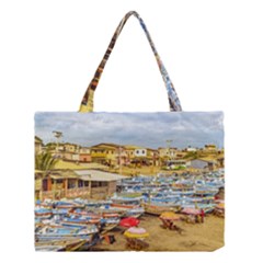 Engabao Beach At Guayas District Ecuador Medium Tote Bag