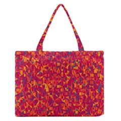 Pattern Medium Zipper Tote Bag by Valentinaart