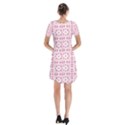 Pattern Short Sleeve V-neck Flare Dress View2