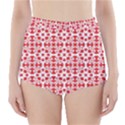 Pattern High-Waisted Bikini Bottoms View1