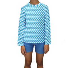 Pattern Kids  Long Sleeve Swimwear by Valentinaart