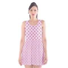 Pattern Scoop Neck Skater Dress