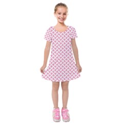 Pattern Kids  Short Sleeve Velvet Dress