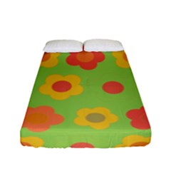 Floral Pattern Fitted Sheet (full/ Double Size)
