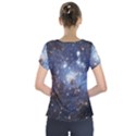 Large Magellanic Cloud Short Sleeve Front Detail Top View2