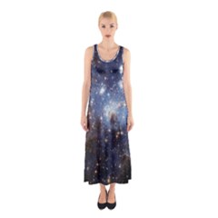 Large Magellanic Cloud Sleeveless Maxi Dress by SpaceShop