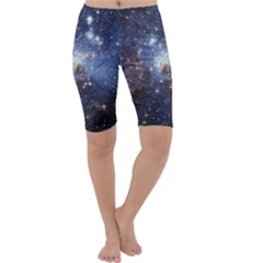 Large Magellanic Cloud Cropped Leggings  by SpaceShop