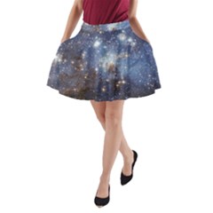 Large Magellanic Cloud A-line Pocket Skirt by SpaceShop