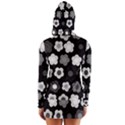 Floral pattern Women s Long Sleeve Hooded T-shirt View2