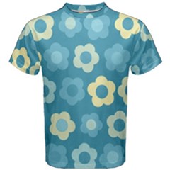 Floral Pattern Men s Cotton Tee by Valentinaart