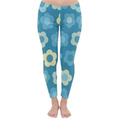 Floral Pattern Classic Winter Leggings