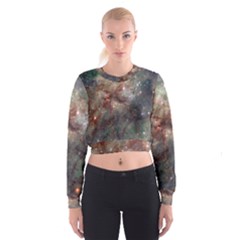 Tarantula Nebula Women s Cropped Sweatshirt by SpaceShop