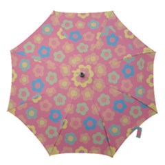 Floral Pattern Hook Handle Umbrellas (large) by Valentinaart