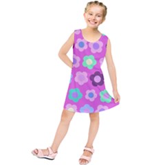 Floral Pattern Kids  Tunic Dress by Valentinaart