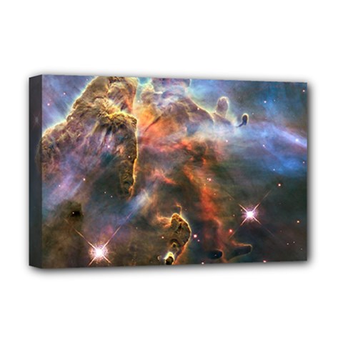 Pillar And Jets Deluxe Canvas 18  X 12   by SpaceShop